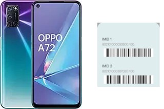 Cómo ver el código IMEI en Oppo A72