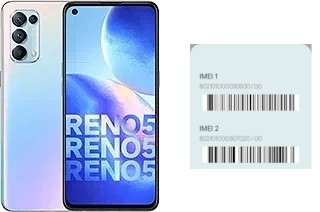 Cómo ver el código IMEI en Reno5 4G