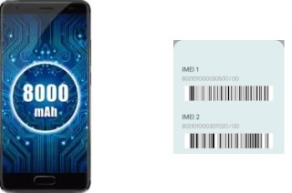 Cómo ver el código IMEI en K8000