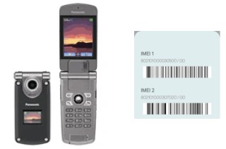 Cómo ver el código IMEI en Panasonic MX7