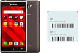 Cómo ver el código IMEI en Panasonic P66