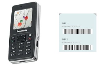 Cómo ver el código IMEI en Panasonic SC3