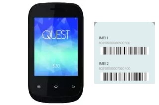 Cómo ver el código IMEI en QUEST 320