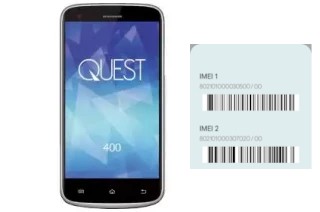 Cómo ver el código IMEI en QUEST 400