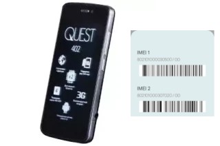 Cómo ver el código IMEI en QUEST 402