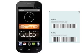 Cómo ver el código IMEI en QUEST 453