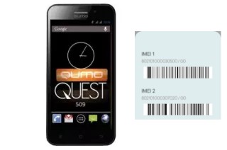 Cómo ver el código IMEI en QUEST 509