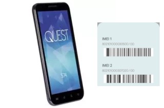 Cómo ver el código IMEI en QUEST 574