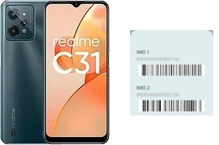 Cómo ver el código IMEI en Realme C31