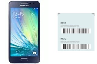 Cómo ver el código IMEI en Galaxy A3 Duos