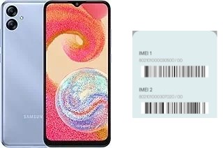 Cómo ver el código IMEI en Galaxy A04e