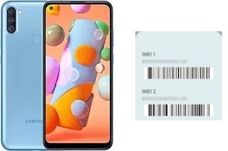 Cómo ver el código IMEI en Galaxy A11