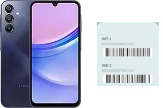 Cómo ver el código IMEI en Galaxy A15