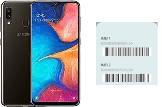 Cómo ver el código IMEI en Galaxy A20