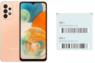 Cómo ver el código IMEI en Galaxy A23 5G