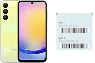 Cómo ver el código IMEI en Galaxy A25