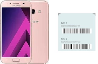 Cómo ver el código IMEI en Galaxy A3 (2017)