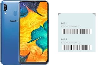 Cómo ver el código IMEI en Galaxy A30