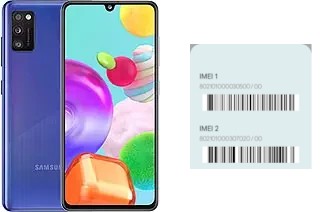 Cómo ver el código IMEI en Galaxy A41