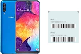 Cómo ver el código IMEI en Galaxy A50