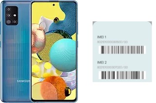 Cómo ver el código IMEI en Galaxy A51 5G UW