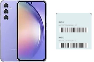 Cómo ver el código IMEI en Galaxy A54