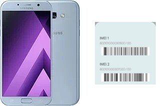 Cómo ver el código IMEI en Galaxy A7 (2017)