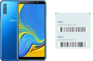 Cómo ver el código IMEI en Galaxy A7 (2018)