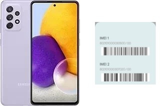 Cómo ver el código IMEI en Galaxy A72