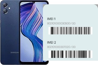 Cómo ver el código IMEI en Galaxy F05