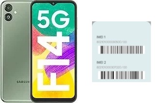 Cómo ver el código IMEI en Galaxy F14