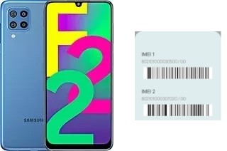 Cómo ver el código IMEI en Galaxy F22