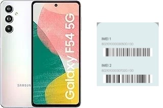 Cómo ver el código IMEI en Galaxy F54