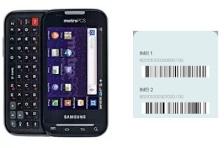 Cómo ver el código IMEI en R910 Galaxy Indulge