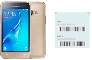 Cómo ver el código IMEI en Galaxy J1 (2016)