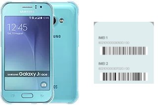 Cómo ver el código IMEI en Galaxy J1 Ace