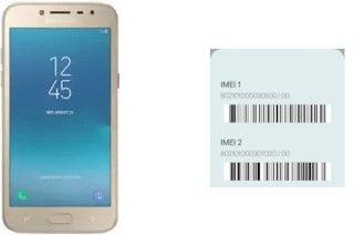 Cómo ver el código IMEI en Galaxy J2 (2018)