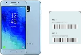 Cómo ver el código IMEI en Galaxy J3 (2018)