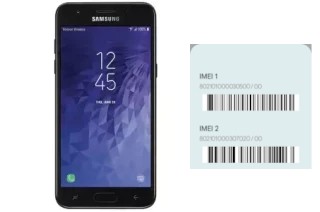 Cómo ver el código IMEI en Galaxy J3 Orbit