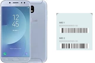 Cómo ver el código IMEI en Galaxy J5 (2017)