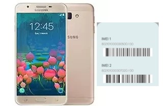 Cómo ver el código IMEI en Galaxy J5 Prime (2017)