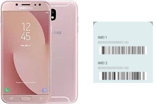 Cómo ver el código IMEI en Galaxy J7 (2017)