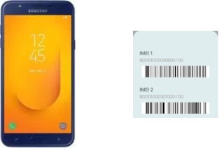 Cómo ver el código IMEI en Galaxy J7 Duo (2018)