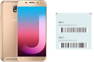 Cómo ver el código IMEI en Galaxy J7 Pro