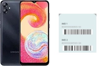 Cómo ver el código IMEI en Galaxy M04