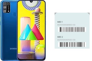 Cómo ver el código IMEI en Galaxy M31