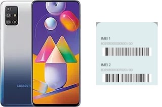 Cómo ver el código IMEI en Galaxy M31s