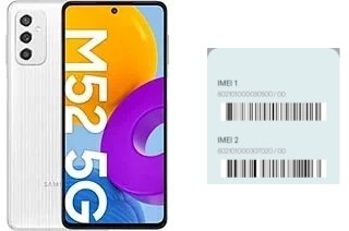 Cómo ver el código IMEI en Galaxy M52 5G