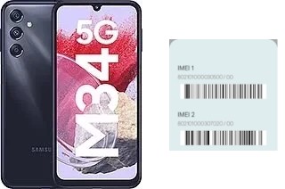 Cómo ver el código IMEI en Galaxy M34 5G