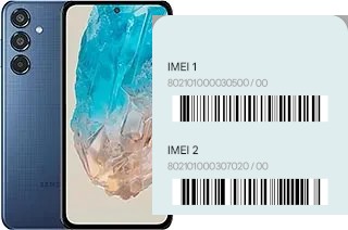 Cómo ver el código IMEI en Galaxy M35